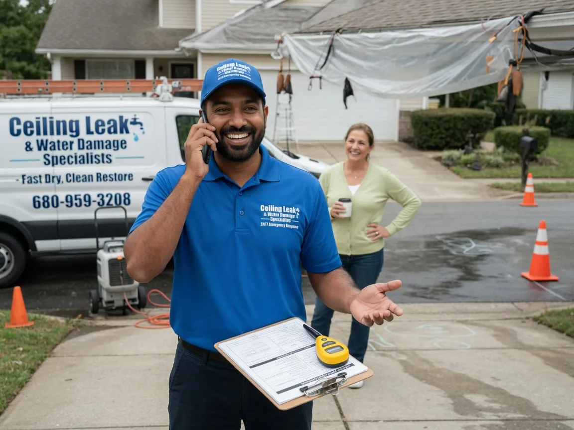 Ceiling Leak Cleanup South San Francisco, CA FAQs